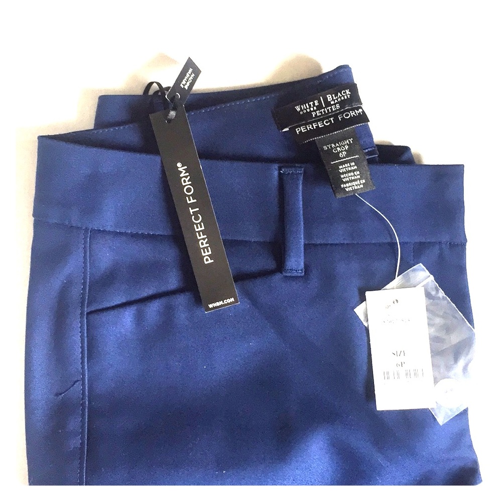 FLASH SALE! WHBM Ankle Navy Pant - 6P (NWT)